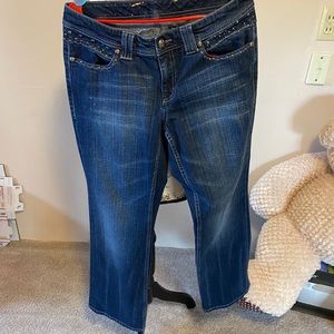 Seven7 jeans. Stud embellishments.